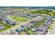 An aerial view of a well-planned residential community with lush green spaces and manicured lawns on a sunny day at 2223 Blue Salvia St, Clermont, FL 34711