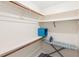 Spacious walk-in closet with shelves and an ironing board for convenience at 244 Angeles Rd, Debary, FL 32713