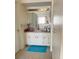 Bathroom featuring a vanity with ample counter space, a mirror, and a closet at 2514 Citrus Club Ln # 308, Orlando, FL 32839