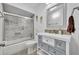 Bathroom featuring a shower-tub combination, vanity with sink, and modern fixtures at 2524 Sweetwater Trl, Winter Park, FL 32789