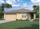 Charming single-story home with a well-manicured lawn and a two-car garage at 3071 Sunset Hills Rd, Winter Haven, FL 33881