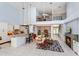 Open living space with a cozy fireplace and clear sight lines throughout at 334 N Shadowbay Blvd, Longwood, FL 32779