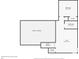 Layout of the second floor showcasing bedroom, bathroom, loft, and closet space near stairs at 4249 Andover Cay Blvd, Orlando, FL 32825