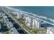 Aerial view of beachfront condos at 5275 S Atlantic Ave # 506, New Smyrna Beach, FL 32169