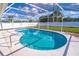 The backyard pool, enclosed for privacy, features a sun-soaked deck and is perfect for swimming and relaxation at 554 Appleton Pl, Oviedo, FL 32765