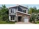 Charming two-story home with modern design and well-maintained landscaping at 7876 Marlow Pl, Kissimmee, FL 34746