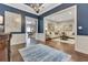 Sophisticated foyer with hardwood floors leading to the living room, offering a seamless transition at 8812 S Bay Dr, Orlando, FL 32819