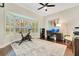Bright office space with a bay window, hardwood floors, and a work space at 8812 S Bay Dr, Orlando, FL 32819