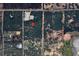 Aerial view of a heavily treed property with nearby access to the main road at 9940 Black Bear Ln, Winter Garden, FL 34787