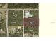 Land plat map showing property boundaries and surrounding land layout at 9940 Black Bear Ln, Winter Garden, FL 34787