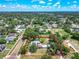Aerial view highlighting the location of the property within a residential neighborhood at 141 S Central Ave, Apopka, FL 32703