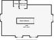 Second-floor floor plan displaying the layout of the loft, bathroom, and staircase at 141 S Central Ave, Apopka, FL 32703