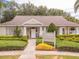 Glenbrook Community Clubhouse exterior showcases manicured landscaping and inviting entrance for exclusive use of guests at 2115 Morning Star Drive, Clermont, FL 34714