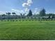 Beautifully landscaped front yard with lush green lawn and a variety of trees at 2333 Daisy Tree Rd, St Cloud, FL 34771