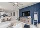 Open living space showcasing a dining area, kitchen, and living room, ideal for modern living and entertaining at 2333 Daisy Tree Rd, St Cloud, FL 34771