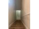 Carpeted stairway leading to upper floors and a closet, featuring a handrail and neutral wall paint at 417 Southern Pecan Cir # 201, Winter Garden, FL 34787