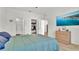 Bright bedroom with a walk-in closet and full bathroom at 5857 Beefmaster Rd, St Cloud, FL 34771