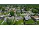 Expansive aerial view of a residential neighborhood featuring well-maintained lawns and tree-lined streets at 8228 Shriver Dr, Orlando, FL 32822