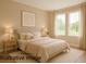 Bright bedroom with soft neutral tones, natural light and matching night stands creates a welcoming retreat at 8600 Castile Rd, Sebring, FL 33876