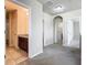 Hallway view with easy access to bathroom, laundry room and staircase at 9971 Beach Port Dr, Winter Garden, FL 34787