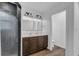 Modern bathroom with double vanity, quartz countertops, and sleek black shower at 1050 20 St, Orlando, FL 32805