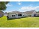 Home exterior featuring a well-maintained lawn at 1111 High Vista Dr, Davenport, FL 33837