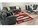 Stylish living space with a comfortable sectional sofa, dining table, and modern decor at 12845 Sawgrass Pine Cir, Orlando, FL 32824