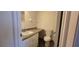 Neutral-colored bathroom with toilet, sink, and vanity at 1504 Virginia Ave # 105, Daytona Beach, FL 32114