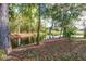 Scenic view of the water's edge, framed by trees and vegetation, showcasing the natural beauty at 205 Elaine Pl, Chuluota, FL 32766