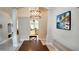Dining room with stylish chandelier and decor at 2343 Walnut Heights Rd, Apopka, FL 32703