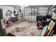 Spacious garage with ample storage and a garage door at 2343 Walnut Heights Rd, Apopka, FL 32703