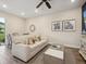 Comfortable living room with stylish decor and dining area creating a cozy atmosphere at 2920 On The Rocks Pt, Kissimmee, FL 34747
