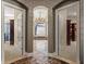 Luxurious bathroom with arched entryway and soaking tub at 3512 Legacy Hills Ct, Longwood, FL 32779