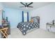 Bedroom featuring contemporary furnishings and decor, creating a functional and stylish space at 5151 Preserve Blvd, St Cloud, FL 34772