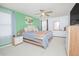 Spacious bedroom featuring a ceiling fan and complementing furnishings, creating a relaxing atmosphere at 5151 Preserve Blvd, St Cloud, FL 34772