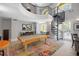 Spacious billiard room with a spiral staircase and plenty of natural light at 860 N Orange Ave # 448, Orlando, FL 32801
