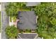 Birds eye view of roof, backyard, landscaping and fence. Great privacy! at 1601 Stargazer Ter, Sanford, FL 32771