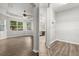 Bright bedroom with walk in closet, ceiling fan, and natural light at 1601 Stargazer Ter, Sanford, FL 32771
