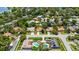 An aerial shot shows the location of the home among nearby homes, pools, and other community amenities at 226 Selkirk Way, Longwood, FL 32779