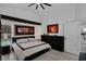 Well-lit bedroom with vaulted ceilings, modern decor and light wood flooring at 2520 Oakington St, Winter Garden, FL 34787