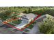 Well-maintained home with neat landscaping, defined property lines, and a paved driveway at 2520 Oakington St, Winter Garden, FL 34787