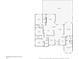 Detailed first-floor plan layout of the house, showcasing room dimensions at 2801 Boat Cove Cir, Kissimmee, FL 34746