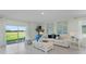 Bright living room with sliding glass doors offering views of the outdoor area and plenty of natural light at 3665 Marlberry Way, Sanford, FL 32773