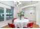Cozy dining room with bright natural light, a round table, and seating for four at 400 Bridge Creek Blvd, Ocoee, FL 34761