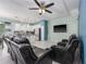 Spacious open-concept living room seamlessly connected to the modern kitchen, perfect for entertaining and Gathering time at 4313 Gumbo Limbo Dr, Orlando, FL 32822