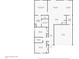 Floor plan layout featuring a primary bedroom, two additional bedrooms, kitchen, living room, and two bathrooms at 818 Kapi Dr, Groveland, FL 34736