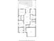 Detailed floor plan showcasing the layout of the house, including the bedrooms, bathrooms, living spaces, and outdoor pool at 1112 Winding Water Way, Clermont, FL 34714