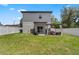 Expansive backyard with a well-maintained lawn, a stylish patio area, and a secure fence perimeter at 146 E 15Th St, Apopka, FL 32703