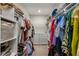 Organized walk-in closet with shelving and drawers for ample storage and easy organization at 146 E 15Th St, Apopka, FL 32703