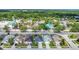 Aerial view of a well-maintained neighborhood close to local attractions at 204 Bay Meadow Dr, Kissimmee, FL 34746